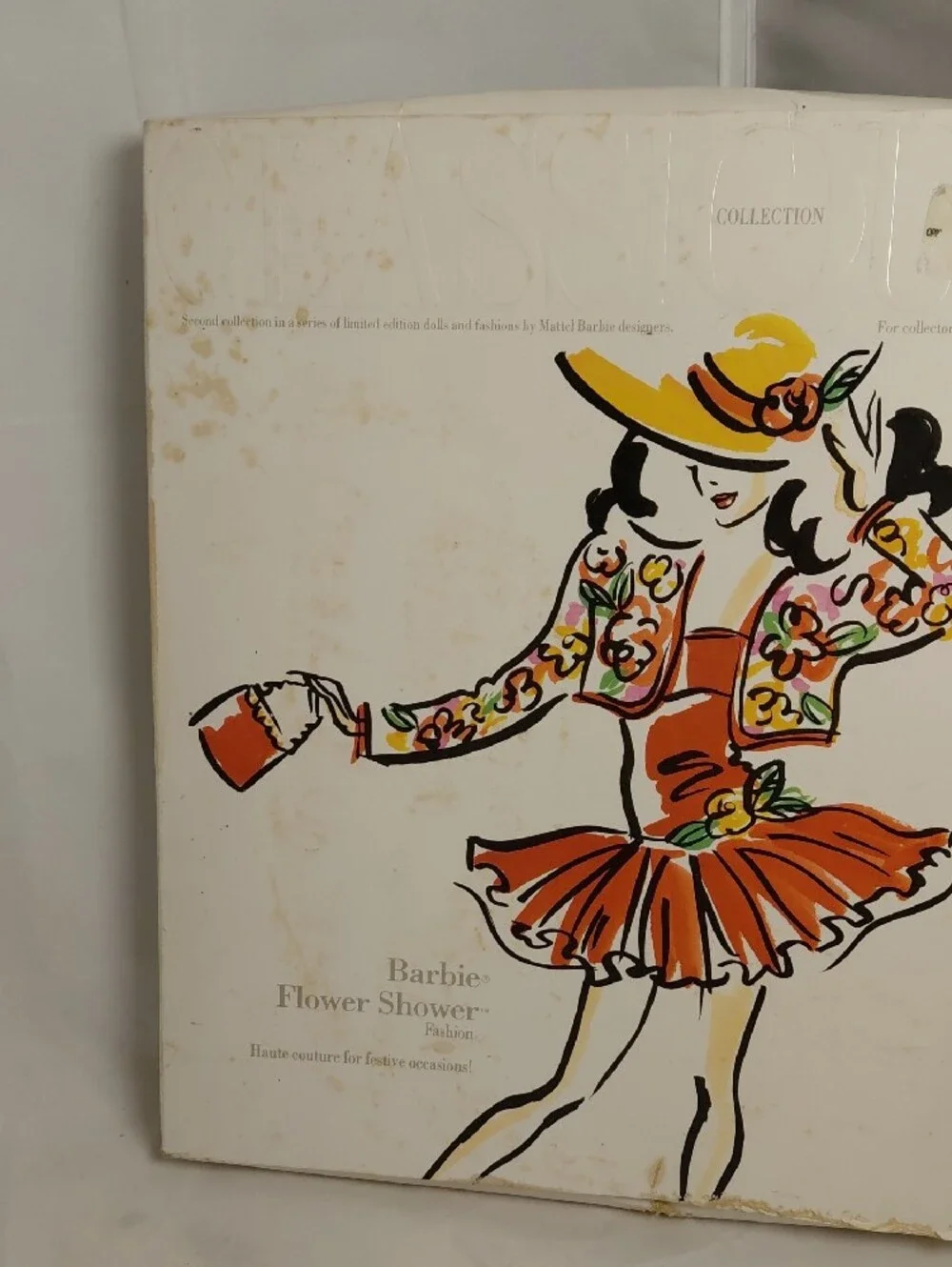 Mattel 1993 Barbie Classique Collection Flower Shower Fashion,